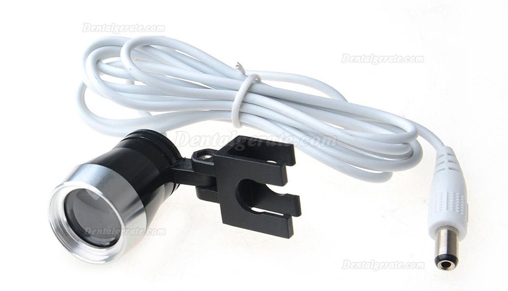 Tragbare LED-Scheinwerferlampe f&uuml;r zahnchirurgische Lupebrille
